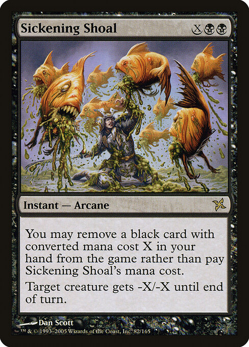 Sickening Shoal - Betrayers of Kamigawa Magic card