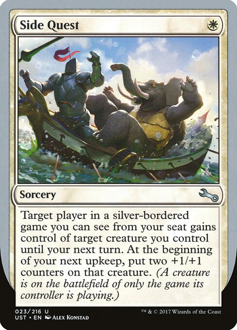 Side Quest - Unstable (#23) - Illustrated by Alex Konstad - Magic: The Gathering Card