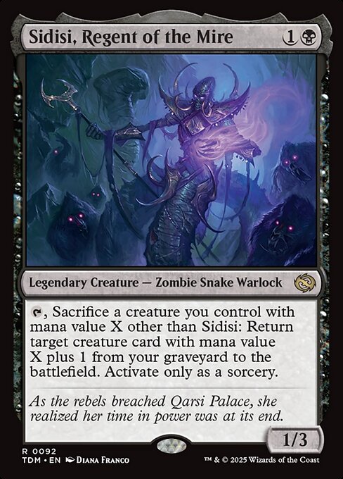 Sidisi, Regent of the Mire - Tarkir: Dragonstorm Magic card