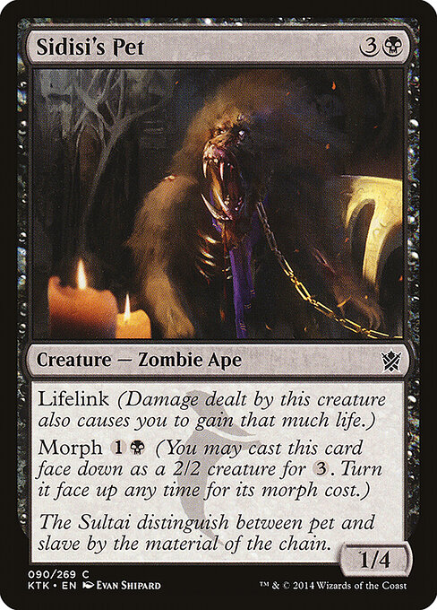 Sidisi's Pet - Khans of Tarkir Magic card