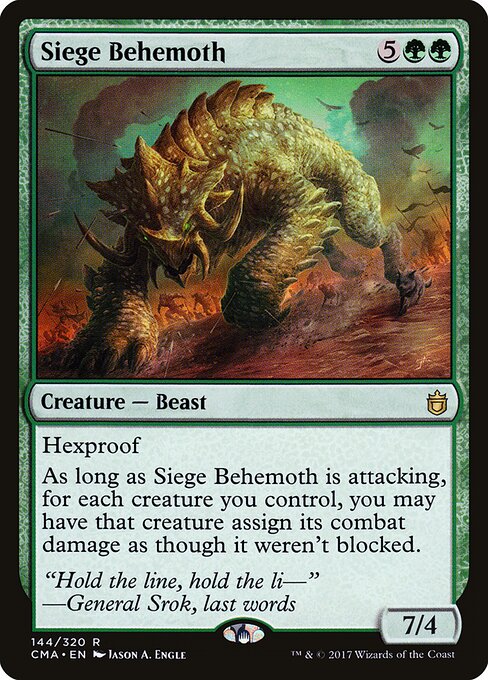 Siege Behemoth - Commander Anthology Magic card