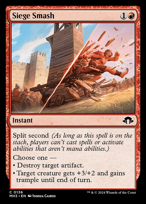 Siege Smash - Modern Horizons 3 Magic card