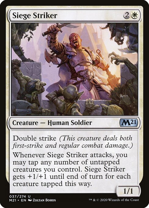 Siege Striker - Core Set 2021 Magic card