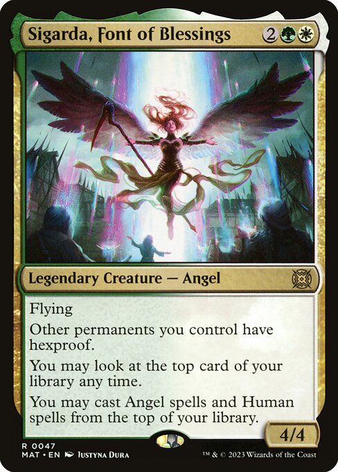 Sigarda, Font of Blessings - March of the Machine: The Aftermath Magic card