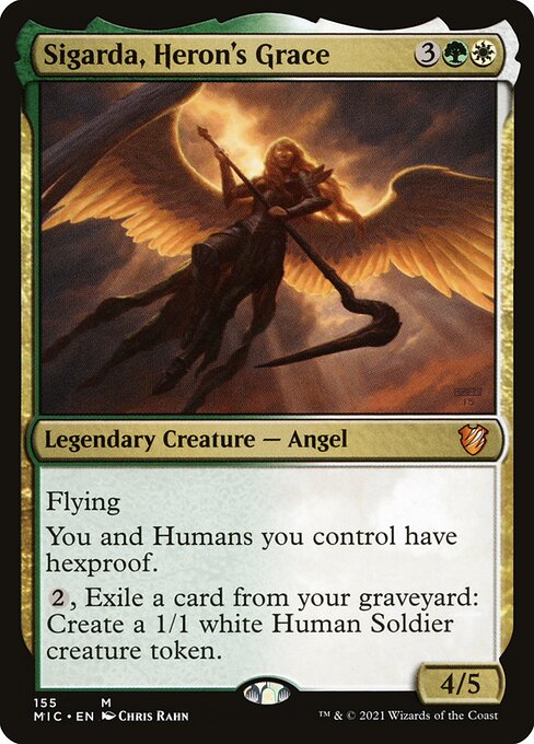 Sigarda, Heron's Grace - Midnight Hunt Commander Magic card