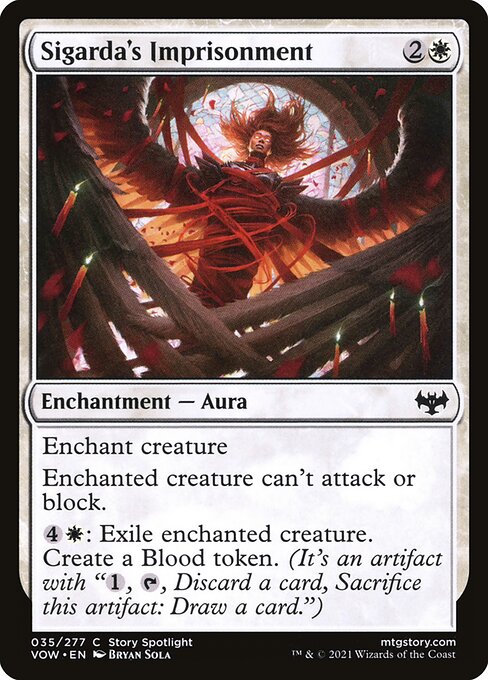 Sigarda's Imprisonment - Innistrad: Crimson Vow Magic card