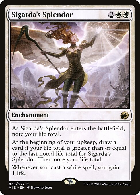Sigarda's Splendor - Innistrad: Midnight Hunt Magic card