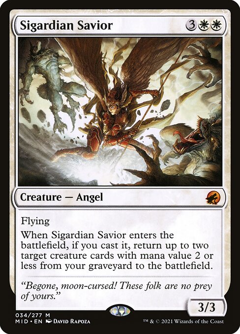 Sigardian Savior - Innistrad: Midnight Hunt Magic card
