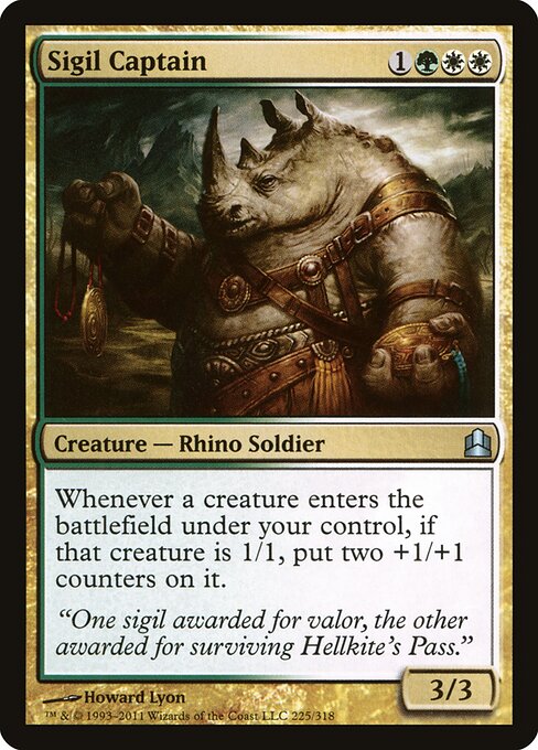 Sigil Captain - Commander 2011 Magic card