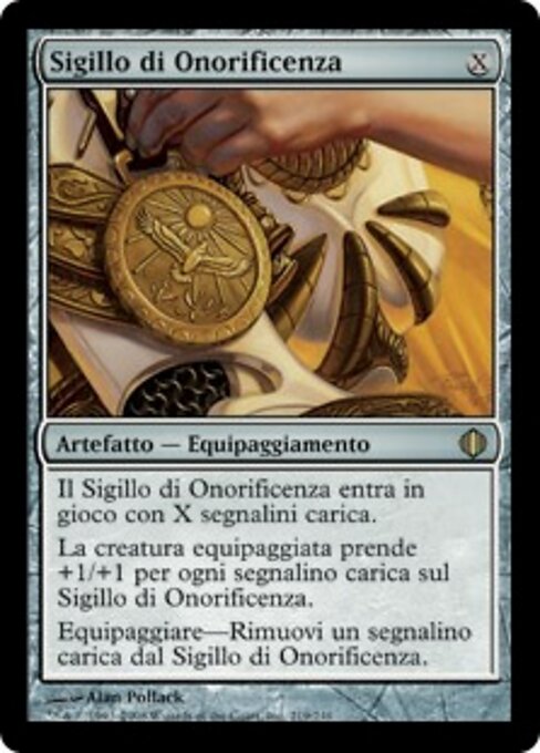 卓越の印章 (Sigil of Distinction) - Shards of Alara (#219) - Illustrated by Alan Pollack - Magic: The Gathering Card
