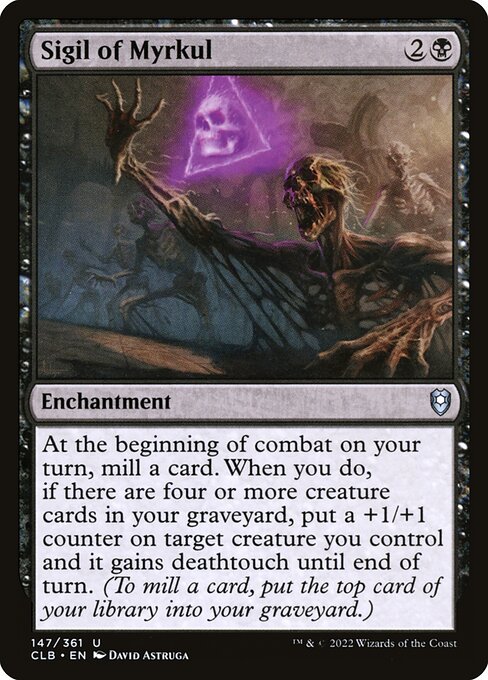 Sigil of Myrkul - Commander Legends: Battle for Baldur's Gate Magic card