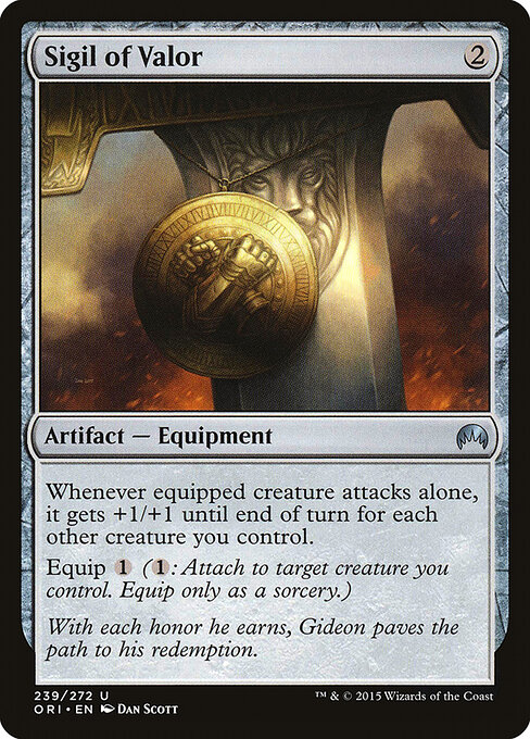 Sigil of Valor - Magic Origins Magic card
