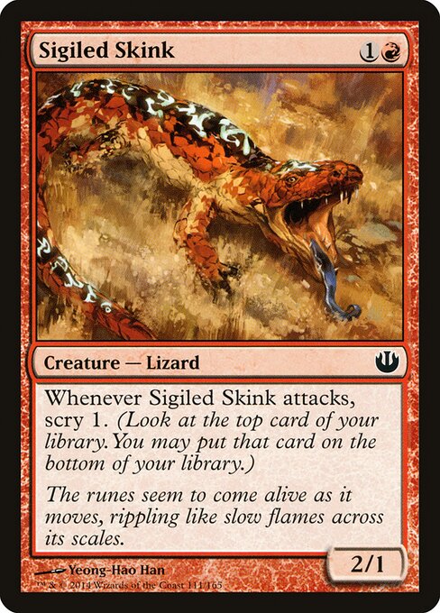 Sigiled Skink - Journey into Nyx Magic card