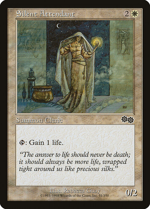 Silent Attendant - Urza's Saga Magic card