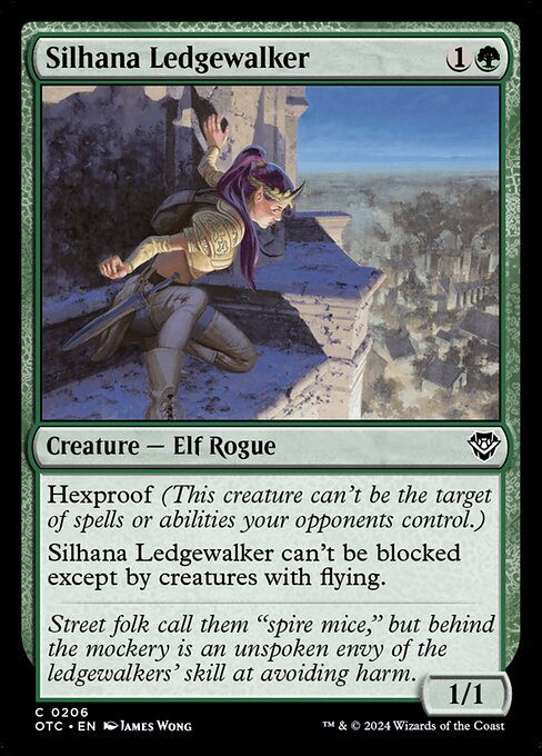 Silhana Ledgewalker - Outlaws of Thunder Junction Commander Magic card