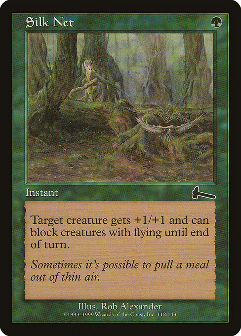 Rete di Seta (Silk Net) - Urza's Legacy (#112) - Illustrated by Rob Alexander - Magic: The Gathering Card