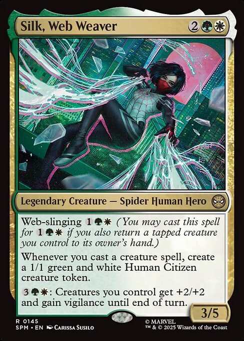 Silk, Web Weaver - Marvel's Spider-Man Magic card