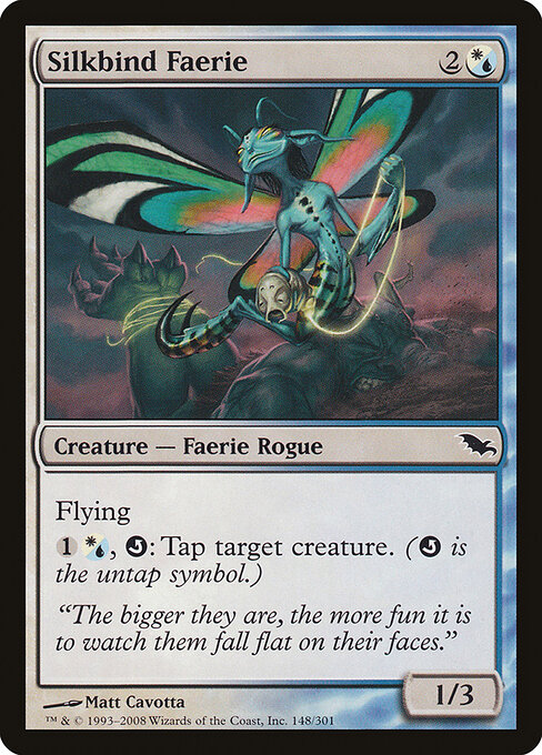 Silkbind Faerie - Shadowmoor Magic card