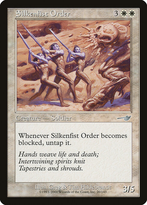 Silkenfist Order - Nemesis Magic card