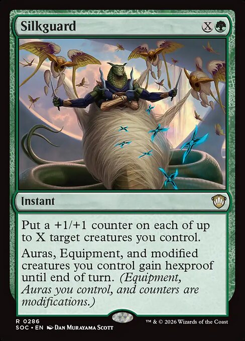 Silkguard - Secrets of Strixhaven Commander Magic card