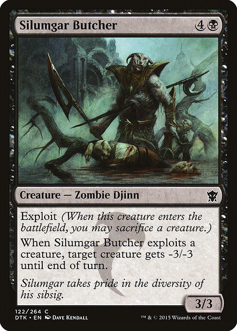 Silumgar Butcher - Dragons of Tarkir Magic card