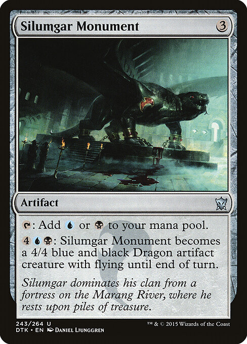 Silumgar Monument - Dragons of Tarkir Magic card