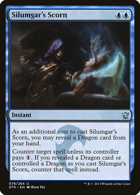Silumgar's Scorn - Dragons of Tarkir Magic card