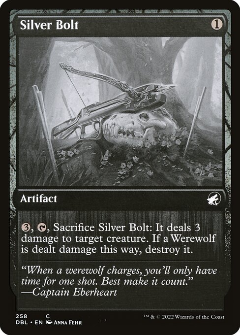 Dardo d'Argento (Silver Bolt) - Innistrad: Midnight Hunt (#258) - Illustrated by Anna Fehr - Magic: The Gathering Card