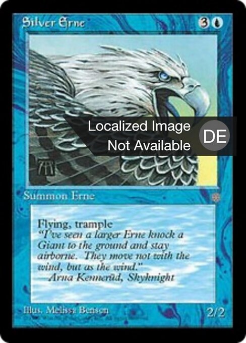 Orfraie argentée (Silver Erne) - Ice Age (#98) - Illustrated by Melissa A. Benson - Magic: The Gathering Card
