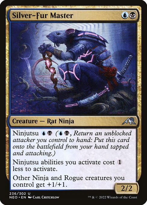 Silver-Fur Master - Kamigawa: Neon Dynasty Magic card