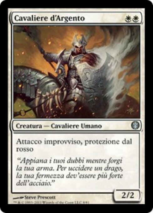 Silver Knight - Scourge (#23) - Illustrated by Eric Peterson - Magic: The Gathering Card