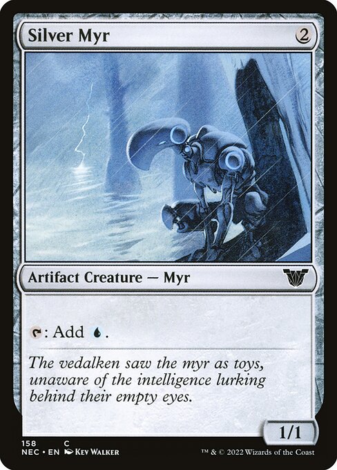 Silver Myr - Neon Dynasty Commander Magic card