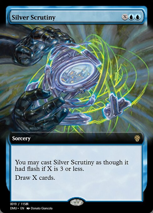 Silver Scrutiny - Magic Online Promos (#103418) - Illustrated by Donato Giancola - Magic: The Gathering Card