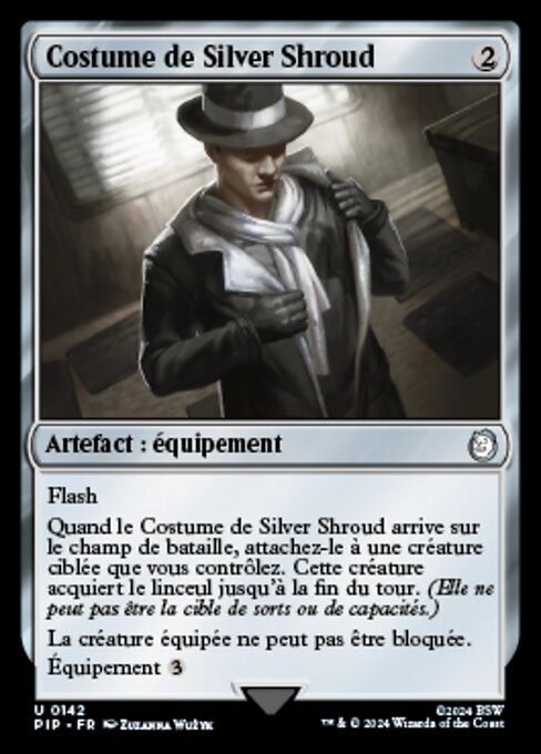 Silver Shroud Costume