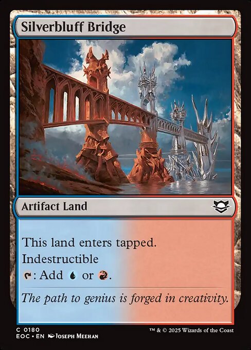 Silverbluff Bridge - Edge of Eternities Commander Magic card