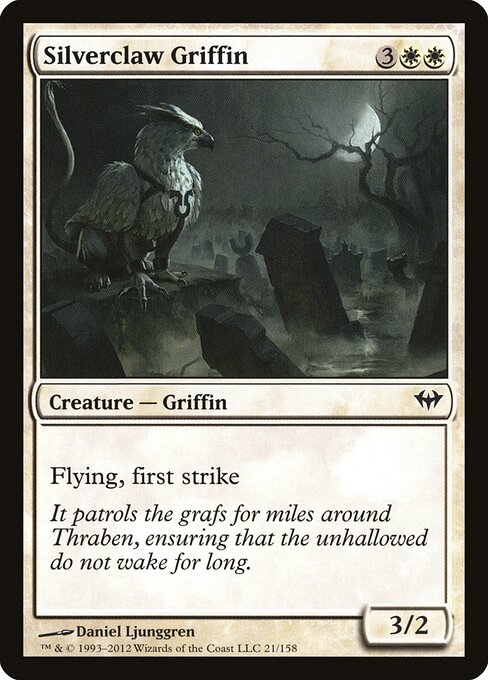 Silverclaw Griffin - Dark Ascension Magic card