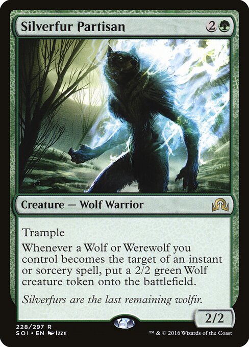 Silverfur Partisan - Shadows over Innistrad Magic card