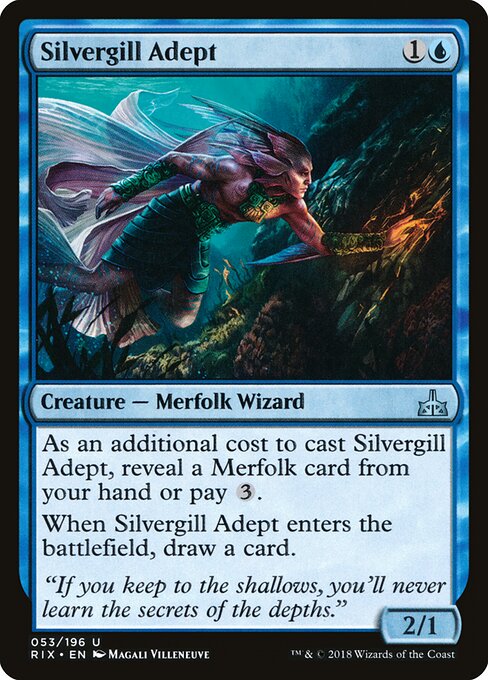Silvergill Adept - Rivals of Ixalan Magic card