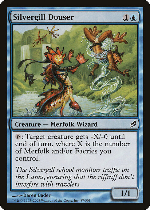 Silvergill Douser - Lorwyn Magic card