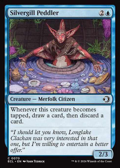 Silvergill Peddler - Lorwyn Eclipsed Magic card