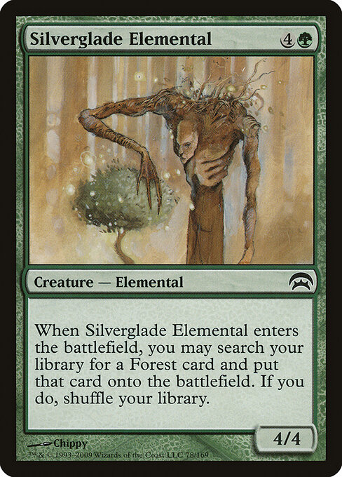 Silverglade Elemental - Planechase Magic card