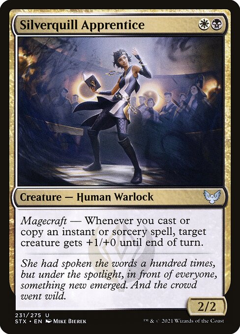 Silverquill Apprentice - Strixhaven: School of Mages Magic card