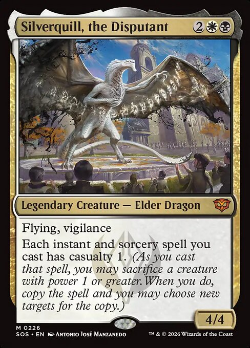 Silverquill, the Disputant - Secrets of Strixhaven Magic card