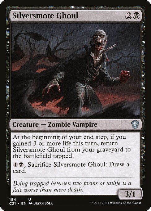 Silversmote Ghoul - Commander 2021 Magic card