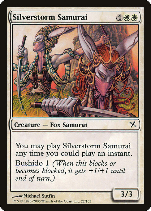 Silverstorm Samurai - Betrayers of Kamigawa Magic card