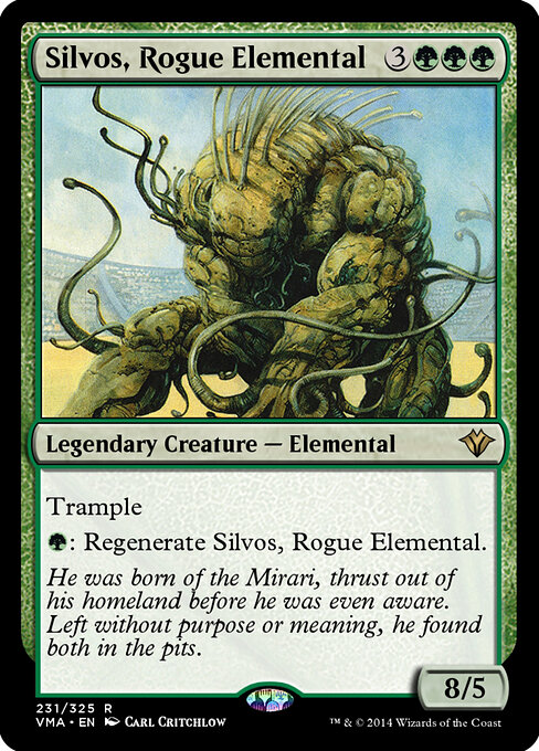 Silvos, Rogue Elemental - Vintage Masters (#231) - Illustrated by Carl Critchlow - Magic: The Gathering Card
