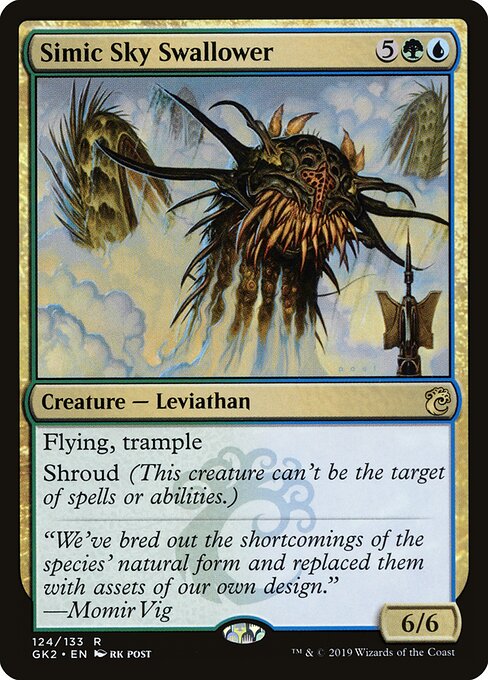Briffaud céleste des Simic (Simic Sky Swallower) - RNA Guild Kit (#124) - Illustrated by rk post - Magic: The Gathering Card
