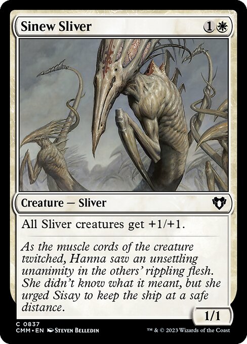 Sinew Sliver - Commander Masters Magic card