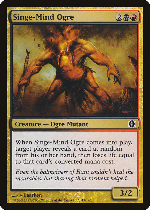 Singe-Mind Ogre - Alara Reborn Magic card