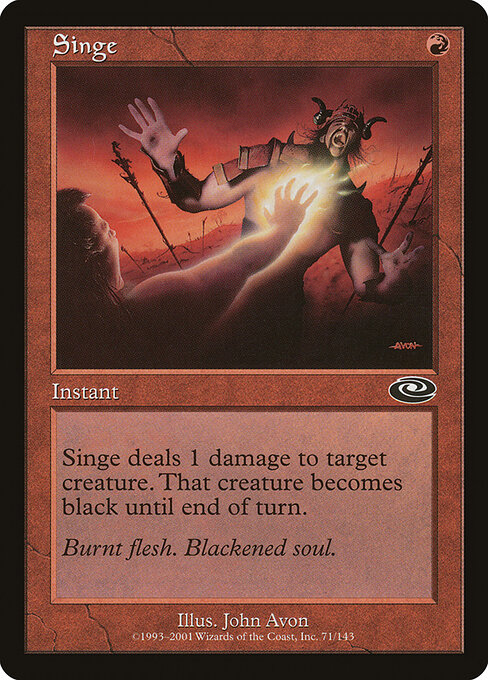 Singe - Planeshift Magic card